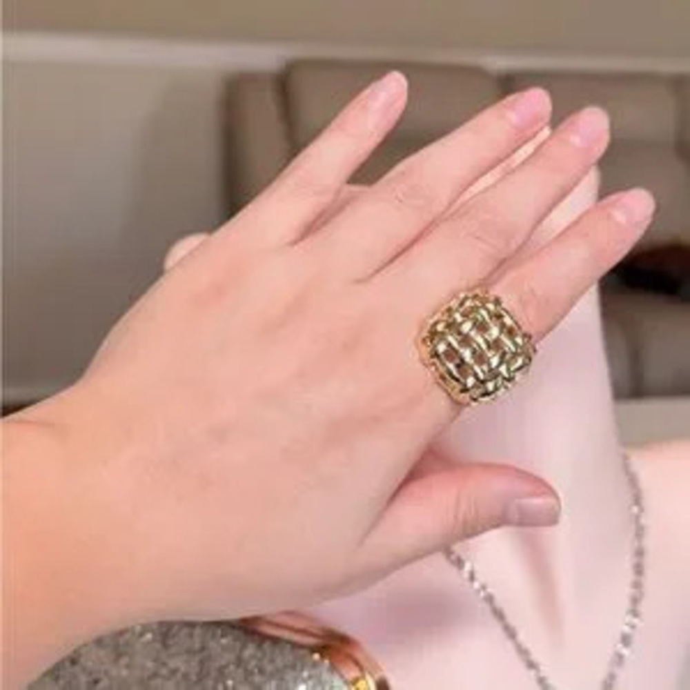 Casual Gold Statement Ring